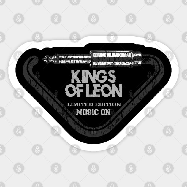 Kings Of Leon Exclusive Art Sticker by artcaricatureworks